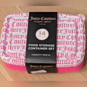 NWT Juicy Couture Food or Anything Storage Container Set